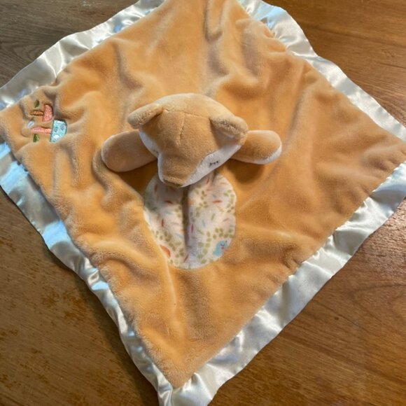 Douglas Baby Lil Snuggler Woodland Fox Lovey Plush Baby Security Blanket - Picture 1 of 7